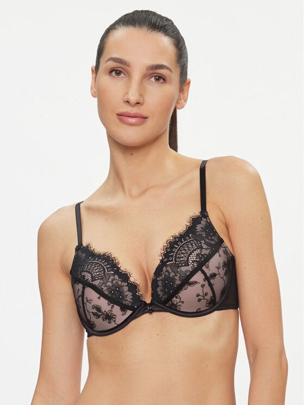 Hunkemöller Hunkemöller Grudnjak push-up Sia Pp Push 203528 Crna