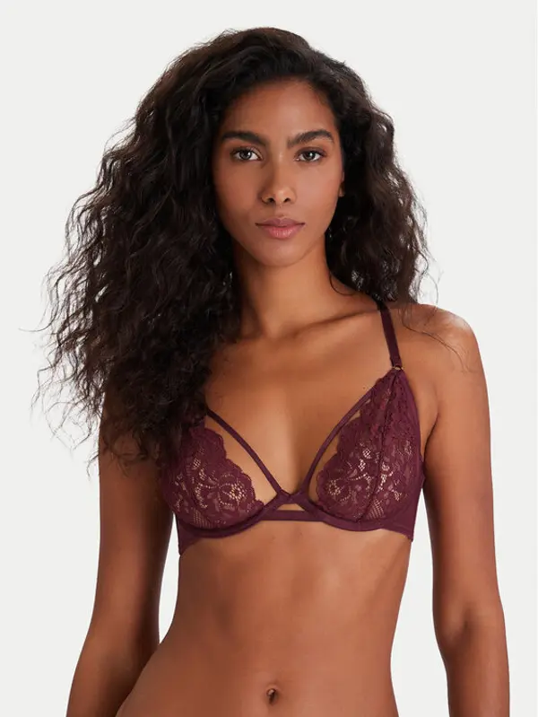 Hunkemöller Hunkemöller Grudnjak sa žicom 302379 Tamnocrvena