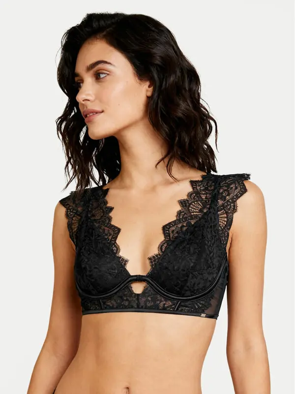 Hunkemöller Hunkemöller Grudnjak sa žicom Zoe Up LL Crna
