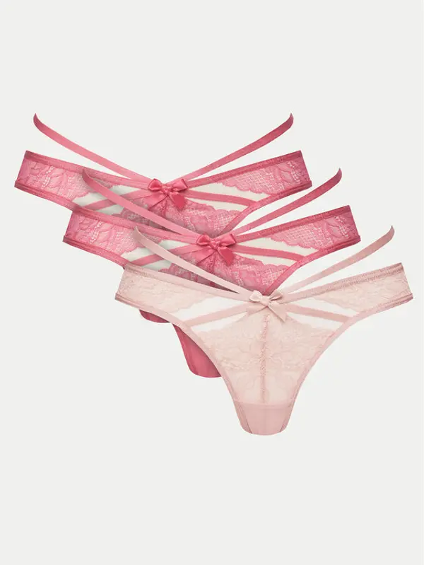 Hunkemöller Hunkemöller Set tanga gaćica﻿ 301423 Ružičasta