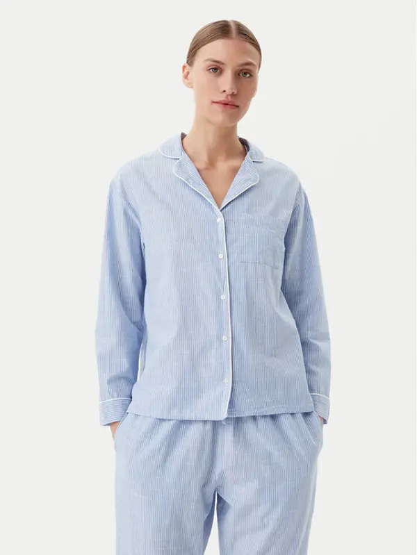 Hunkemöller Hunkemöller Spavaćiće 301491 Svijetloplava Regular Fit