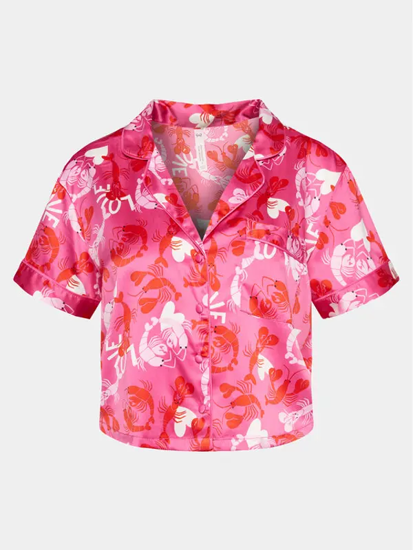 Hunkemöller Hunkemöller Spavaćiće Peppers 205076 Ružičasta Relaxed Fit