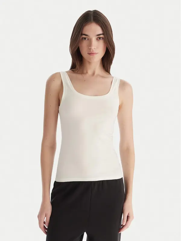 Hunkemöller Hunkemöller Top Singlet 302723 Bijela Slim Fit