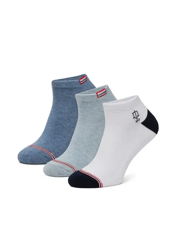 Hunter Hunter Duge čarape AS_HUNTER_01S_SS25 (3-PACK) Plava