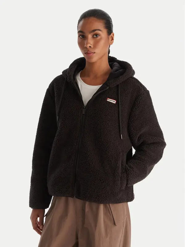 Hunter Hunter Flis Bonelle HARW0053242 Crna Relaxed Fit