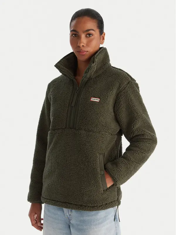 Hunter Hunter Flis Tiorga HARW0016252 Zelena Regular Fit