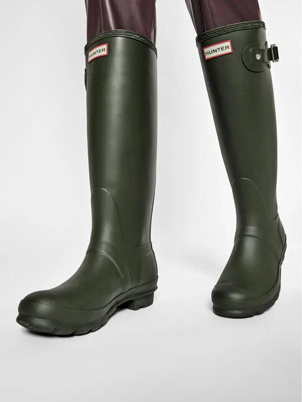 Hunter Hunter Gumene čizme Original Tall WFT1000RMA Zelena