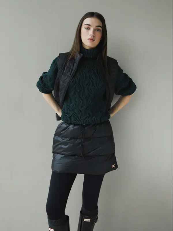 Hunter Hunter Mini suknja HARW0035242 Crna Regular Fit