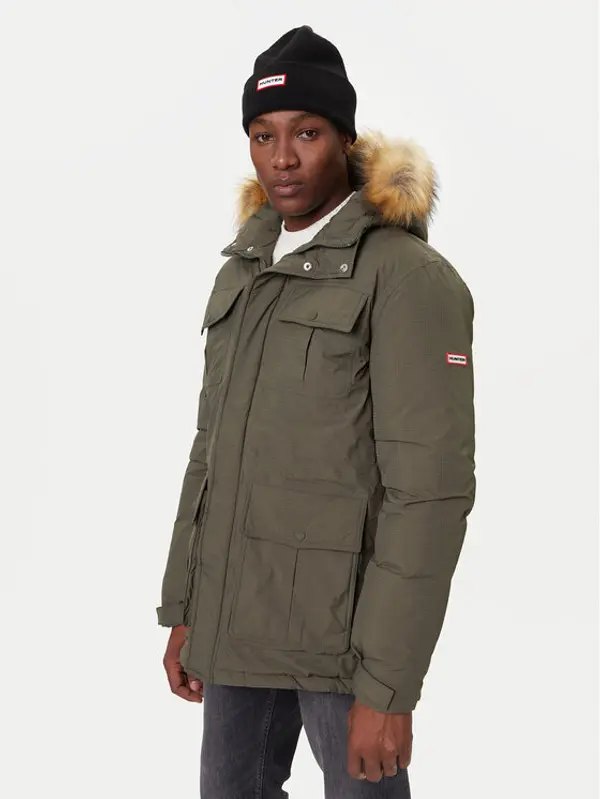 Hunter Hunter Parka Angus HARM0018252 Zelena Regular Fit