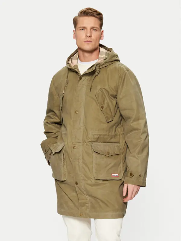 Hunter Hunter Parka Liam HARM0028242 Kaki Regular Fit