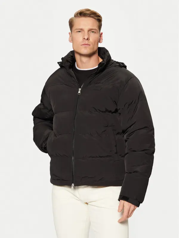 Hunter Hunter Prijelazna jakna Carl HARM0027242 Crna Regular Fit