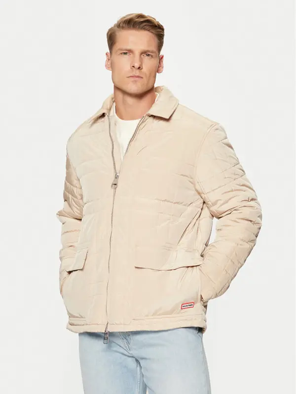 Hunter Hunter Prijelazna jakna Walter HARM0004242 Bež Regular Fit