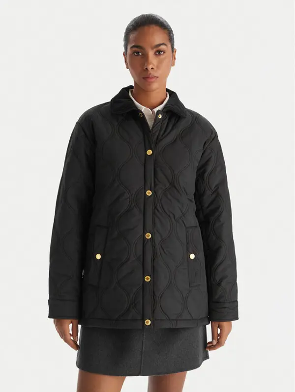Hunter Hunter Prijelazna jakna Witton HARW0004252 Crna Regular Fit
