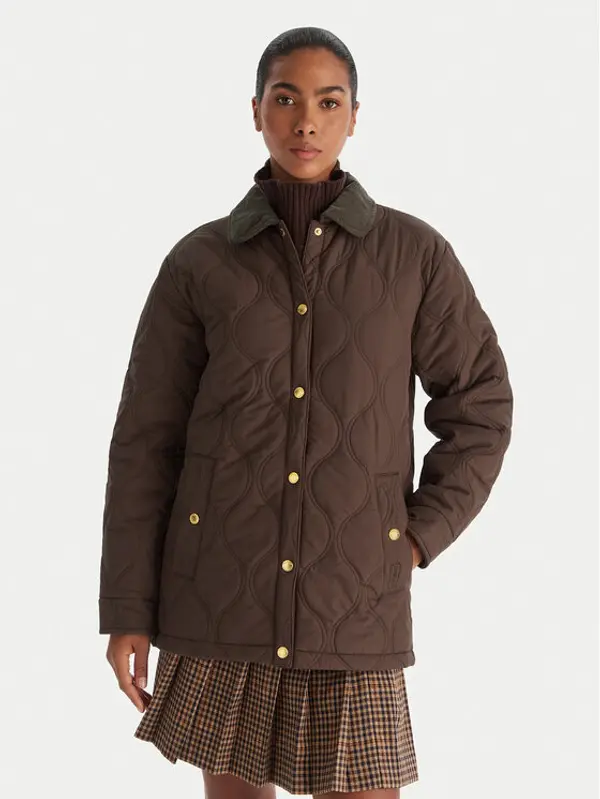 Hunter Hunter Prijelazna jakna Witton HARW0004252 Smeđa Regular Fit
