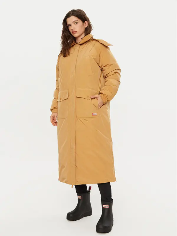 Hunter Hunter Prijelazni kaput HARW0014242 Smeđa Regular Fit
