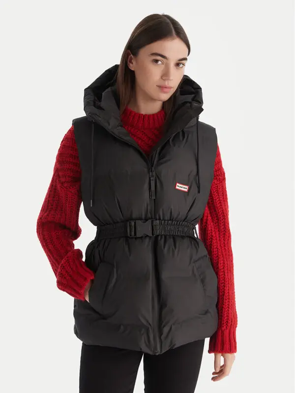 Hunter Hunter Sportski prsluk Nellie HARW0017252 Crna Regular Fit