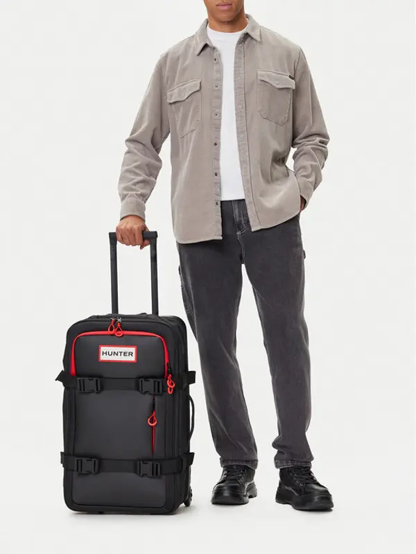 Hunter Hunter Srednji kofer CEO-HTR-WAL-004-M Crna