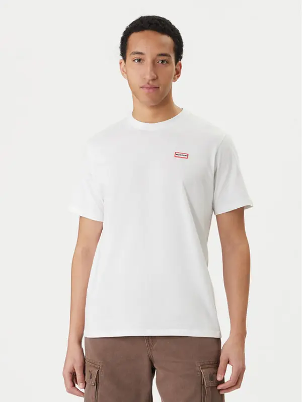 Hunter Hunter T-shirt Essentials HARM0085252 Bijela Regular Fit