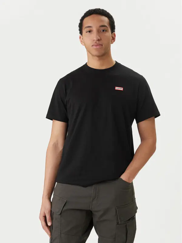 Hunter Hunter T-shirt Essentials HARM0085252 Crna Regular Fit