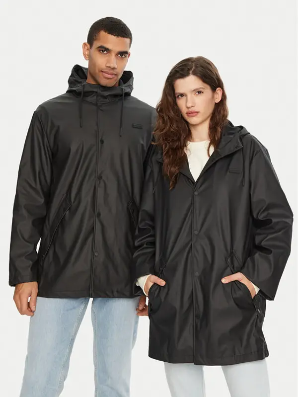 Hunter Hunter Vodootporna jakna HARU0003242 Crna Regular Fit