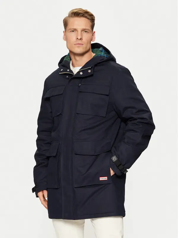 Hunter Hunter Zimska jakna HARM0002242 Tamnoplava Regular Fit