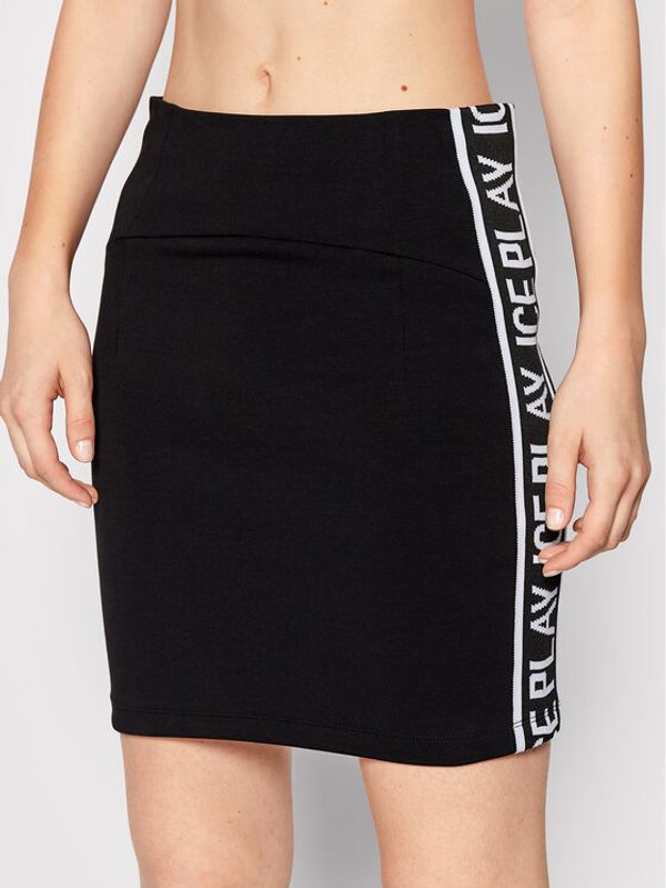 Ice Play Ice Play Mini suknja 22I U2M0 C081 P472 9000 Crna Regular Fit