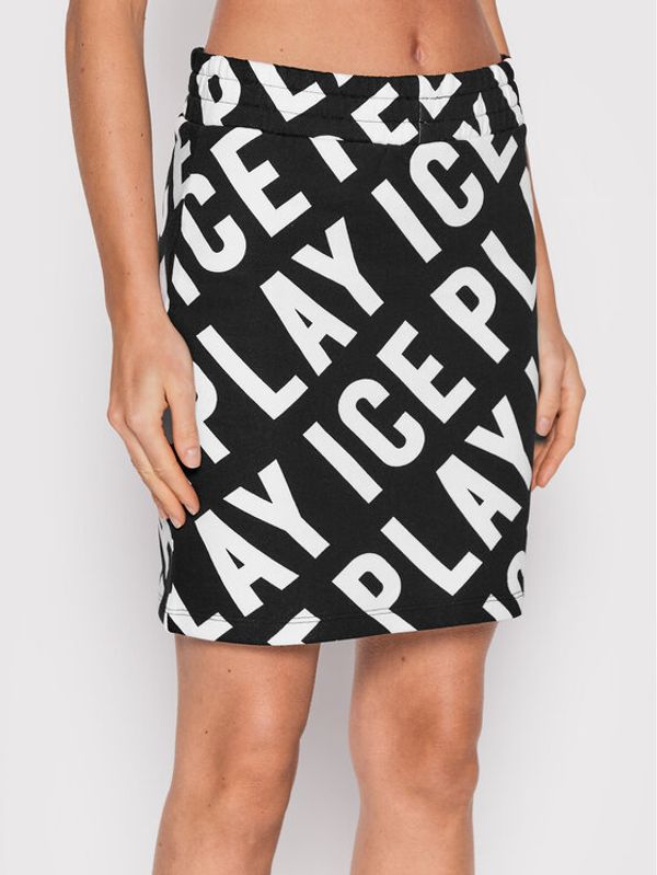 Ice Play Ice Play Suknja olovka 22I U2M0 C071 6322 S911 Crna Slim Fit