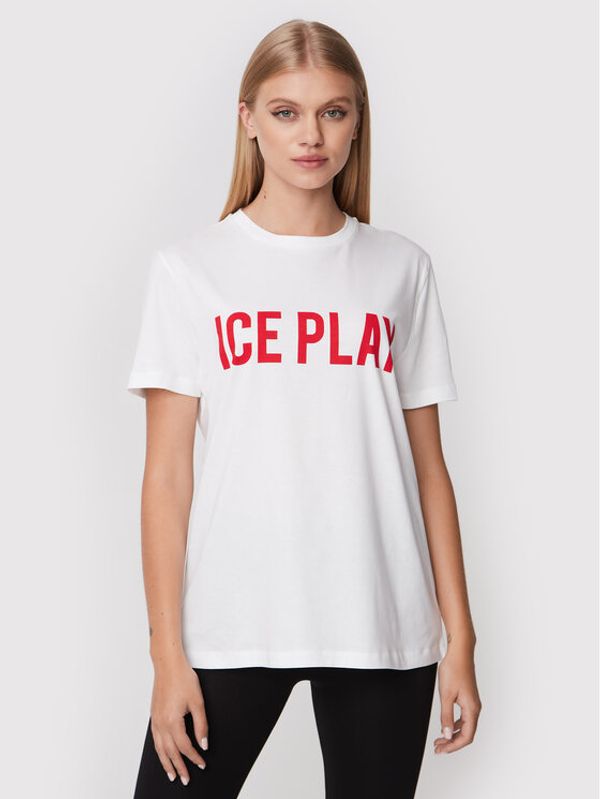 Ice Play Ice Play T-shirt 22I U2M0 F021 P400 1101 Bijela Relaxed Fit