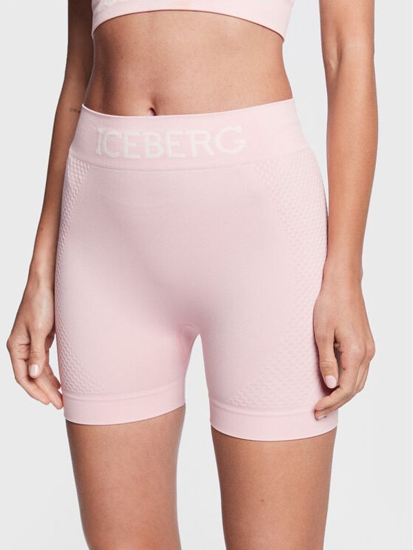 Iceberg Iceberg Sportske kratke hlače E5I2P0DA216303 Ružičasta Slim Fit