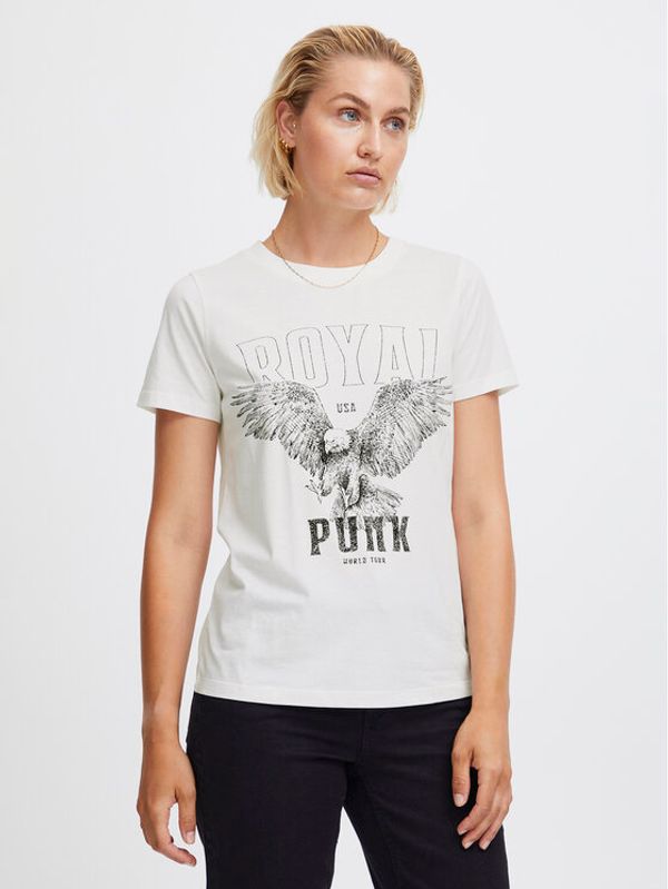 ICHI ICHI T-shirt 20120143 Bijela Regular Fit