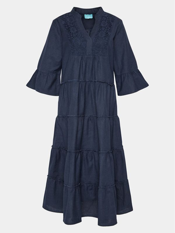 Iconique Iconique Haljina za svaki dan IC23 070 Tamnoplava Regular Fit