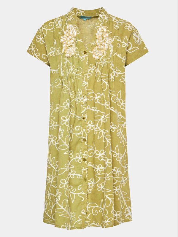 Iconique Iconique Haljina za svaki dan IC23 084 Zelena Regular Fit