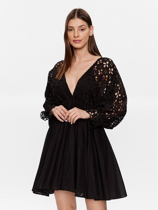 Iconique Iconique Ljetna haljina IC23 019 Crna Regular Fit