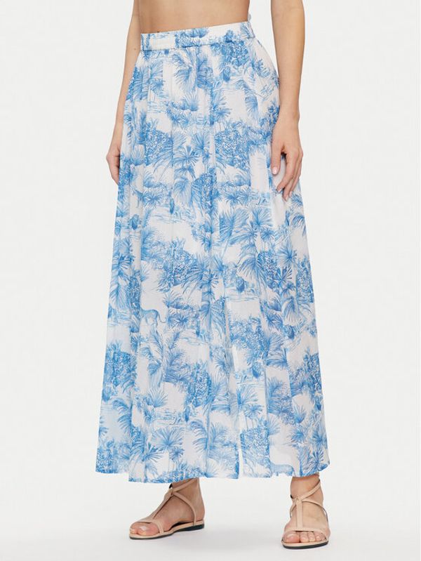 Iconique Iconique Maxi suknja Lily IC24-053 Plava Regular Fit