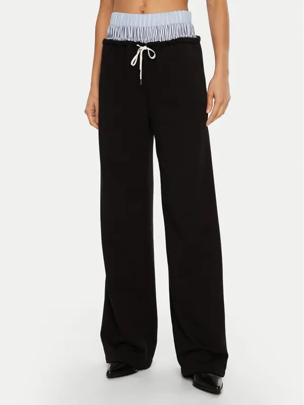 Imperial Imperial Donji dio trenerke P5H0IGS Crna Relaxed Fit