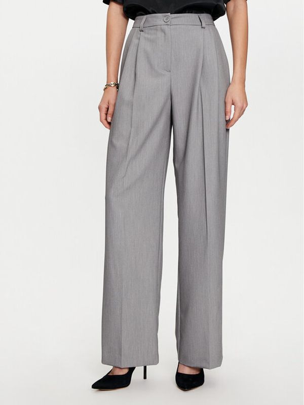 Imperial Imperial Hlače P1U5IIC Siva Wide Leg