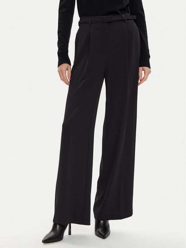 Imperial Imperial Hlače P4W3IJXC Crna Wide Leg