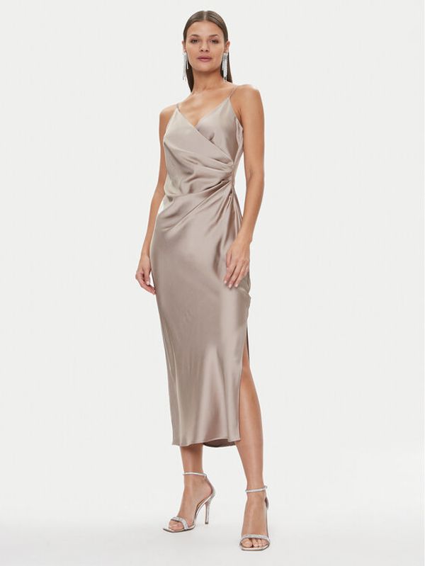 Imperial Imperial Koktel haljina AB5MGBA Bež Regular Fit