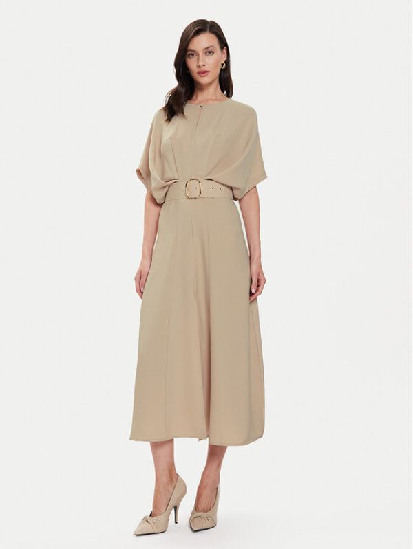 Imperial Imperial Koktel haljina ADJUHDFC Bež Regular Fit