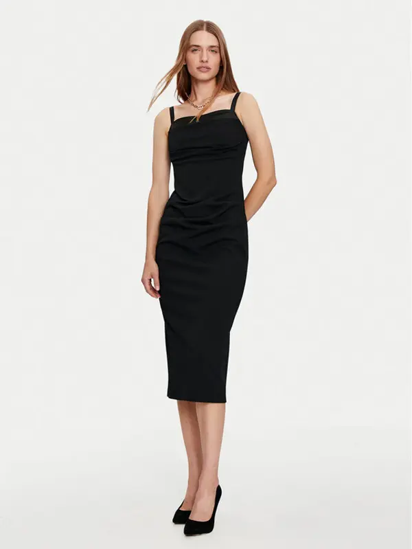 Imperial Imperial Koktel haljina AFAHIAW Crna Slim Fit