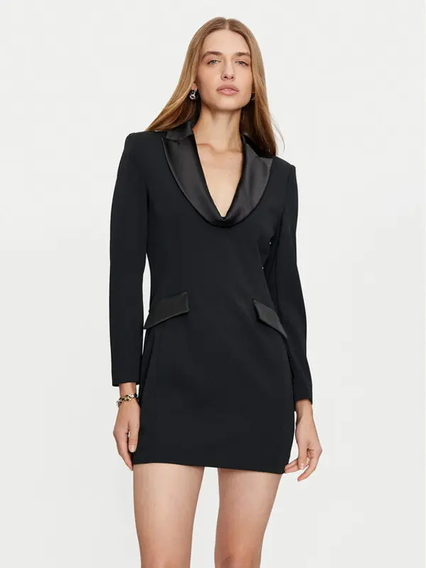 Imperial Imperial Koktel haljina AFAWIAW Crna Slim Fit