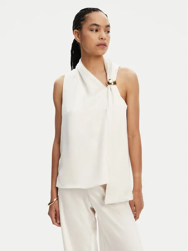 Imperial Imperial Majica RIC1JBA Écru Regular Fit