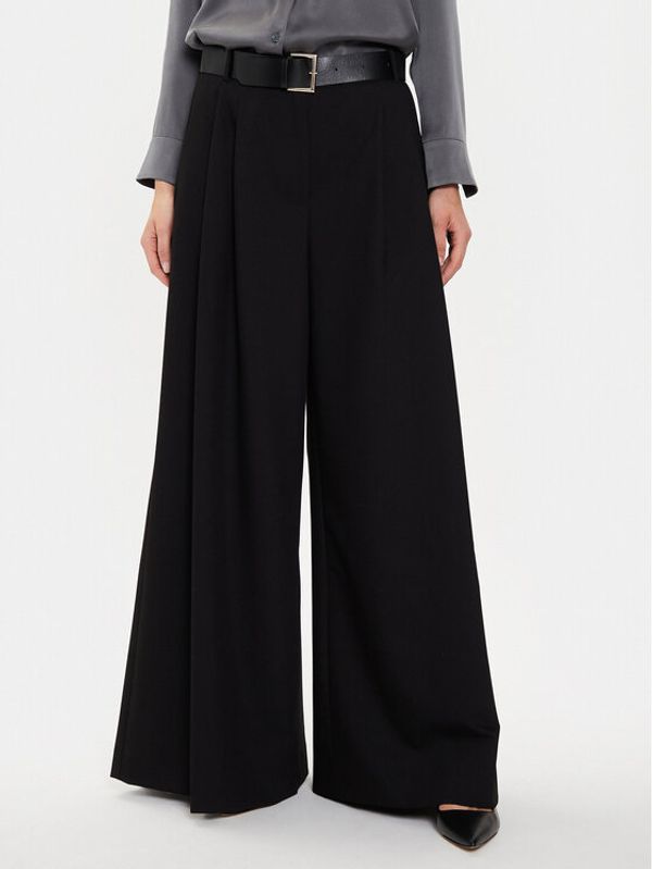 Imperial Imperial Palazzo hlače P3U0HIC Crna Relaxed Fit