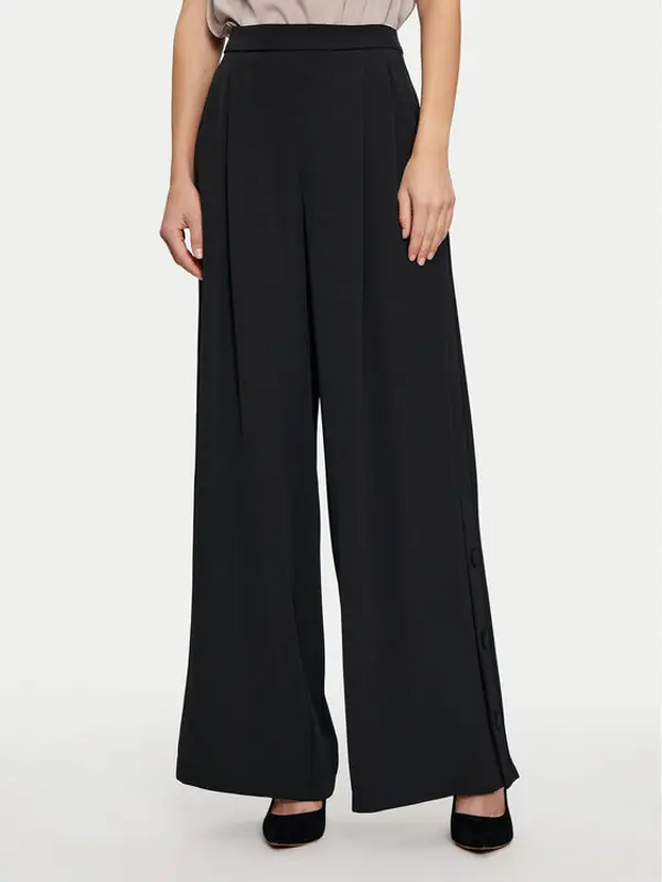 Imperial Imperial Palazzo hlače P5A8IJX Crna Wide Leg