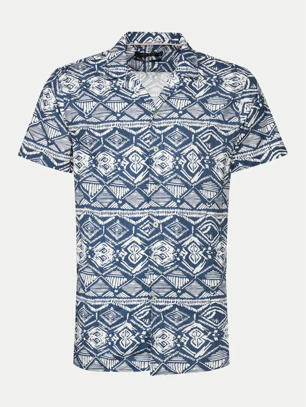 INDICODE INDICODE Košulja Mowgli 20-412 Tamnoplava Regular Fit