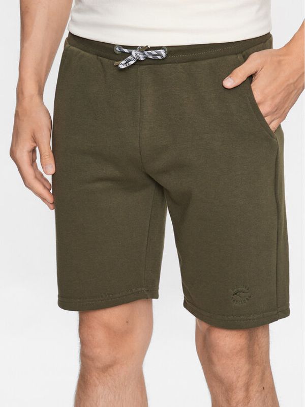 INDICODE INDICODE Kratke hlače Brennan 70-442 Kaki Regular Fit