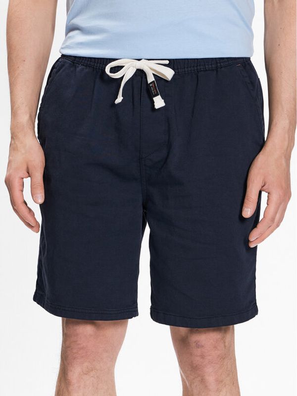 INDICODE INDICODE Kratke hlače Kendari 70-679 Tamnoplava Regular Fit