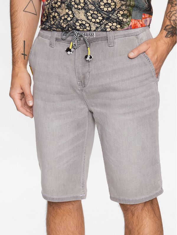 INDICODE INDICODE Kratke traperice Ramon 70-541 Siva Regular Fit