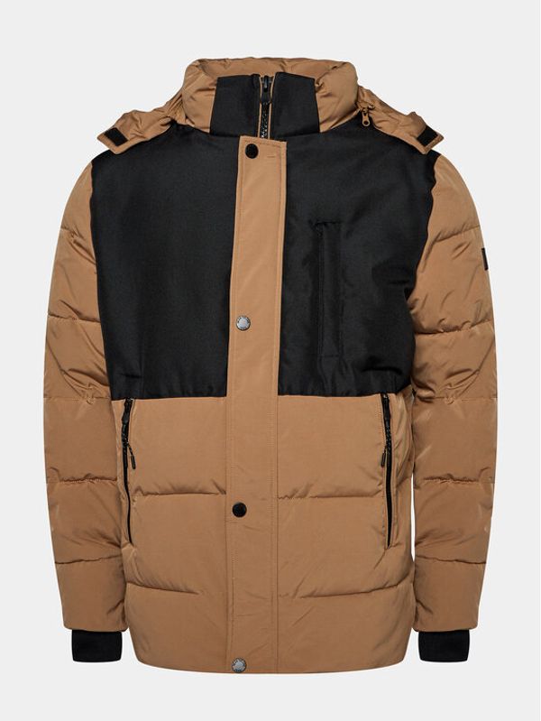 INDICODE INDICODE Pernata jakna Titan 15-755 Smeđa Regular Fit