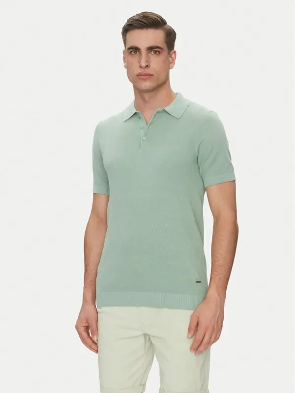 INDICODE INDICODE Polo Invorm 30-485 Zelena Regular Fit